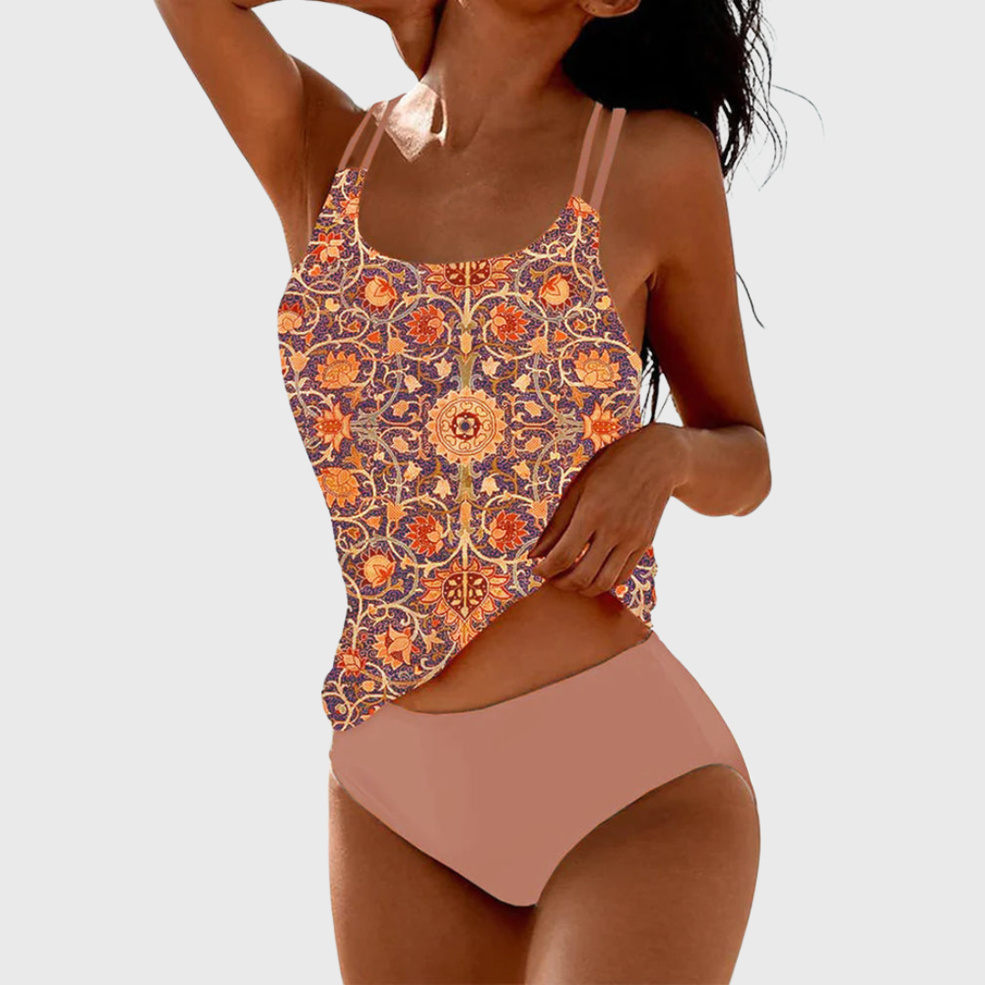 Rose | Tankini mit Muster