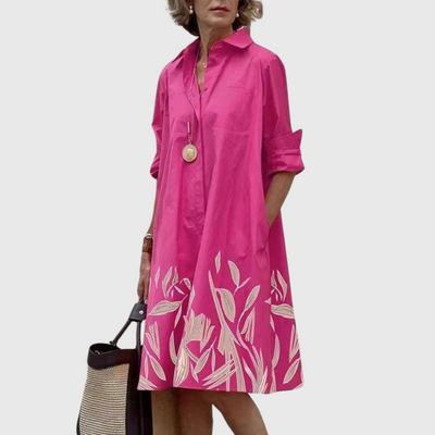 Simona | Kleid mit modernem Kragen
