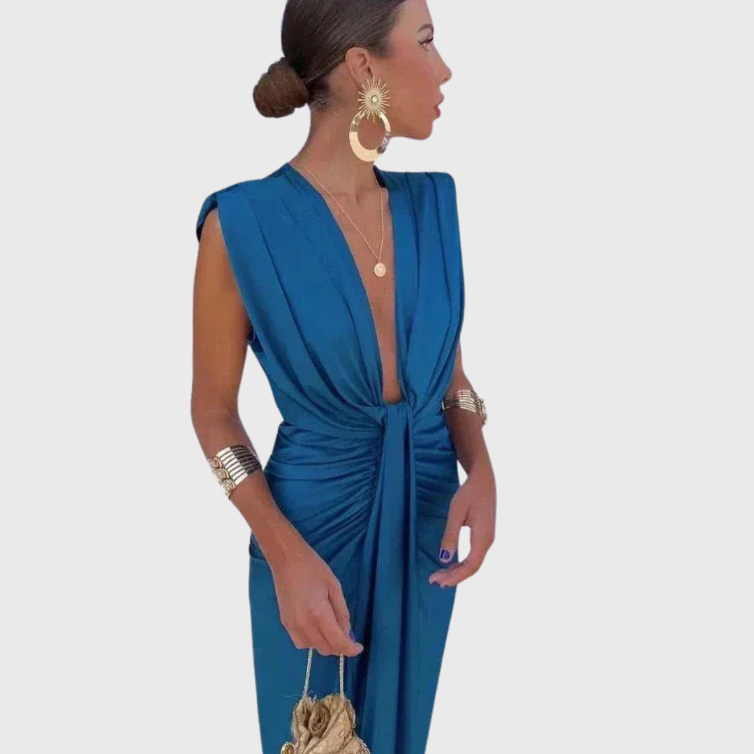 Elowen | Kleid mit Drapierung elegant