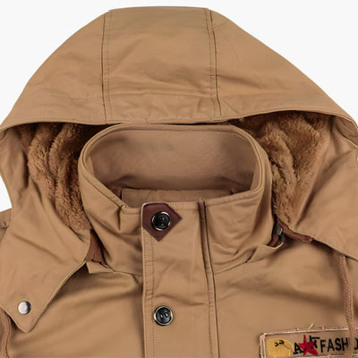 Multi-Pocket Militärjacke für Herren