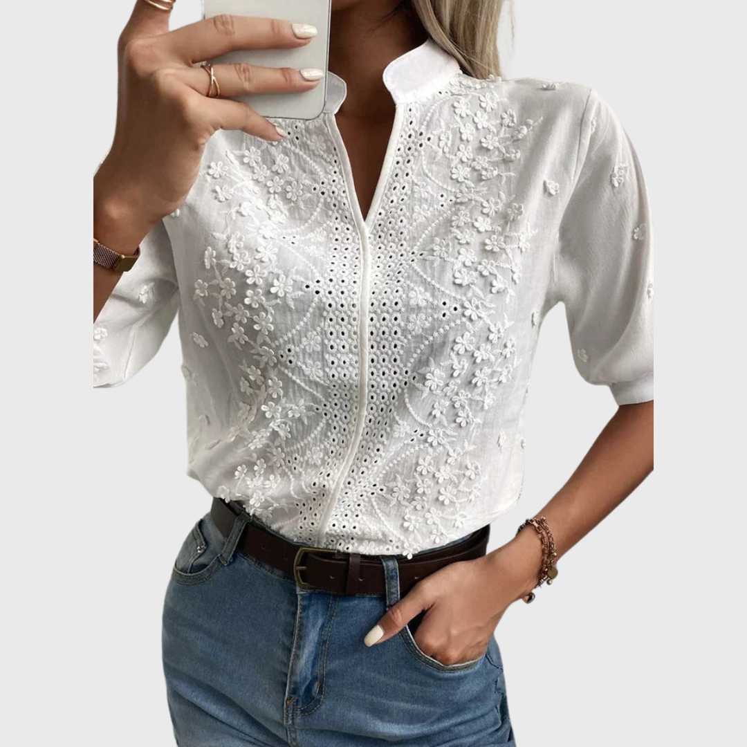 Chloe | Bluse mit edlem Look
