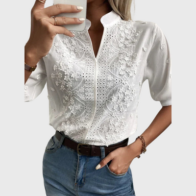 Chloe | Bluse mit edlem Look