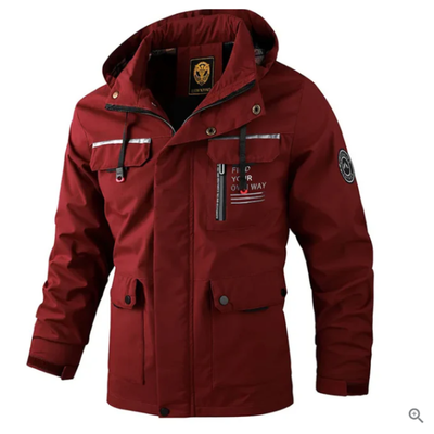 Carter | Herren Winterjacke mit Kapuze | Modern & Praktisch mit Taschen