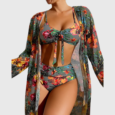 Valery | Bikini mit Tropen-Print