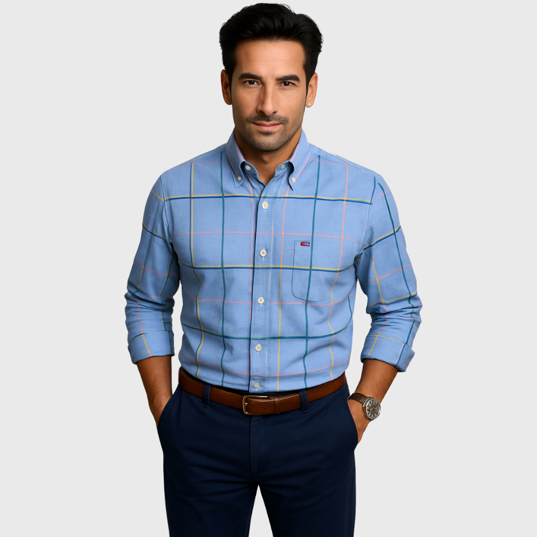 Micah | Hemd mit Streifen-Detail