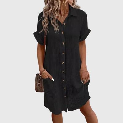 Camila | Kleid aus Leinenmix