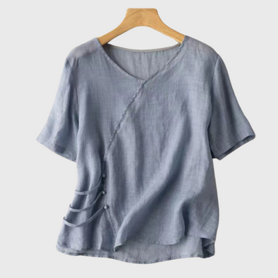 Sienna | Bluse aus Leinenstoff