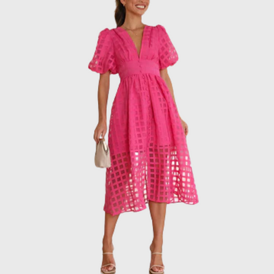 Abigail| Kleid mit Tüll-Detail