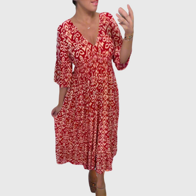 Sierra | Boho-Kleid mit Printdetail