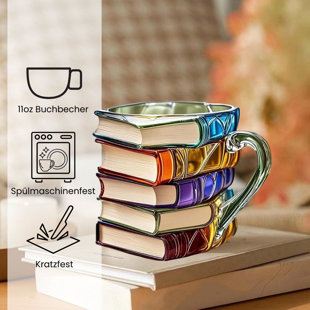 Handgefertigte 3D-Leseglück-Tasse – Original