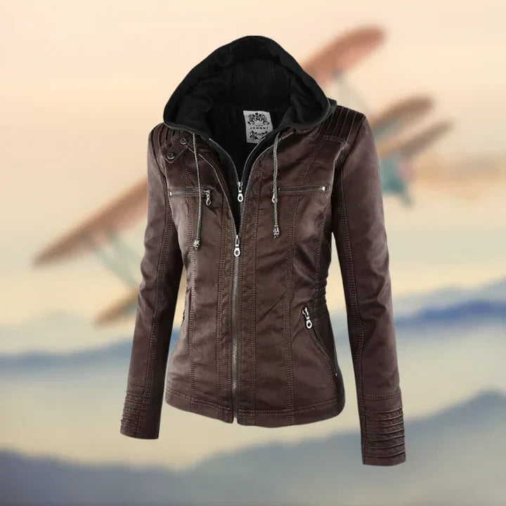 Janina – Elegante Und Einzigartige Leder Jacke