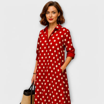 Simona | Kleid mit modernem Kragen