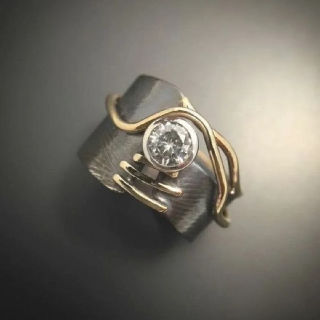 Vintage Silber Glanzring