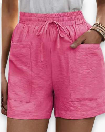 Damen Bequeme Freizeitshorts | Mit Taschen und Elastischem Bund
