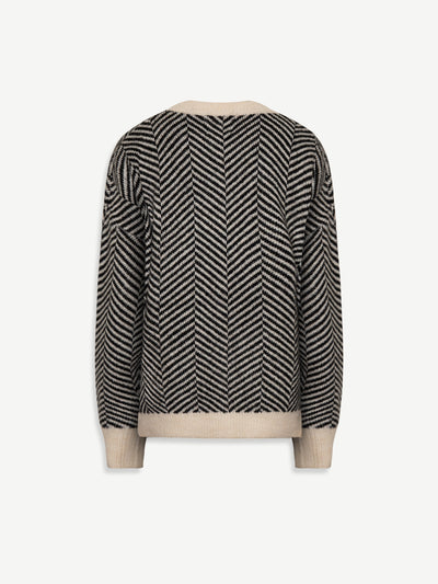 Lenya™ | Gemusterter Strickpullover