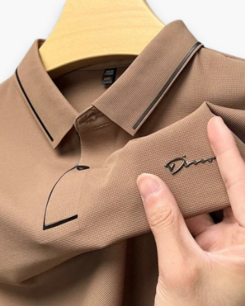 Herren Elegantes Kurzarm Polohemd | Glamouröses Design