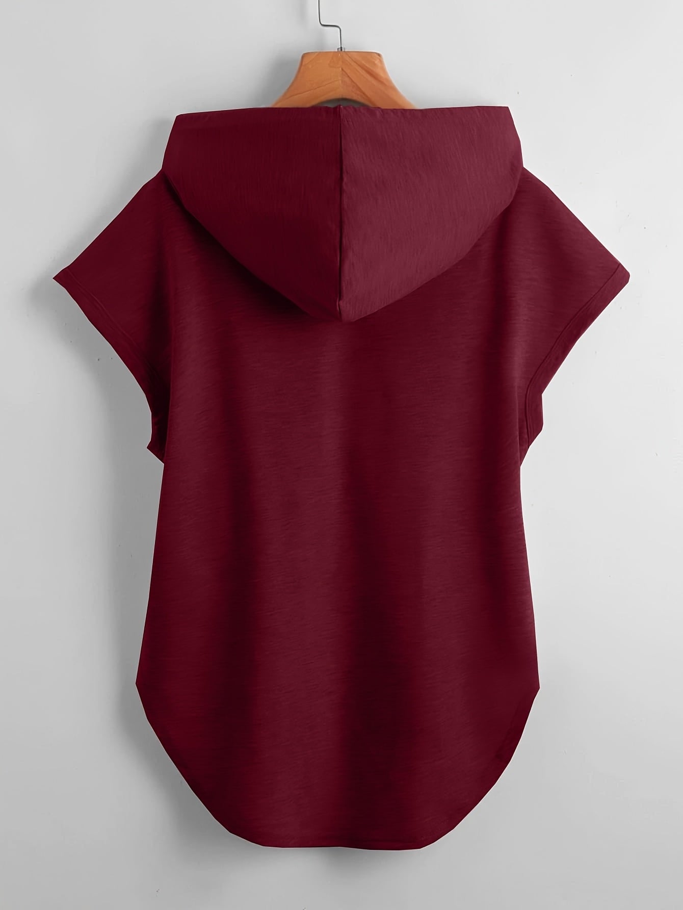 Matthias – Lässiges Kapuzen-T-Hemd Mit Asymmetrischem Saum