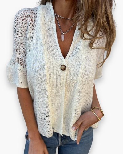 Damen Elegantes Strukturiertes Oberteil | Schicke Oberteile Damen