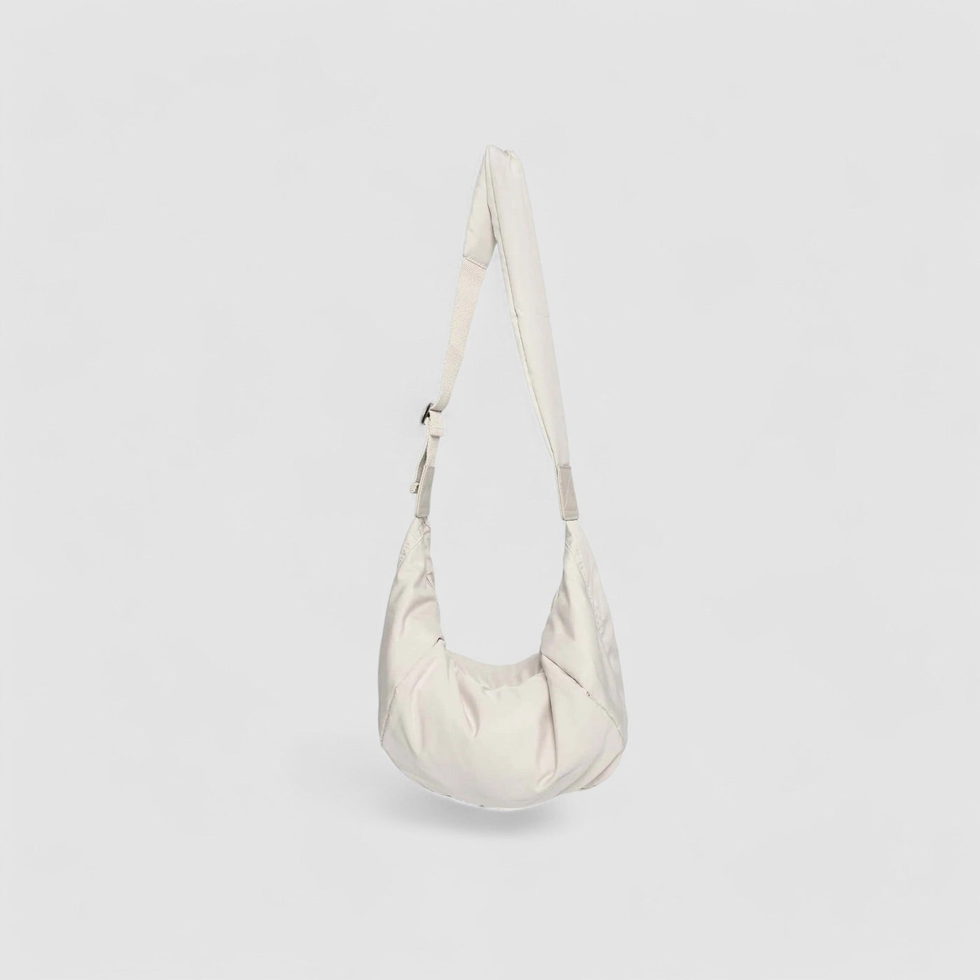 Puffer Schultertasche Damen – Vegane Leder Hobo Bag mit Reißverschluss