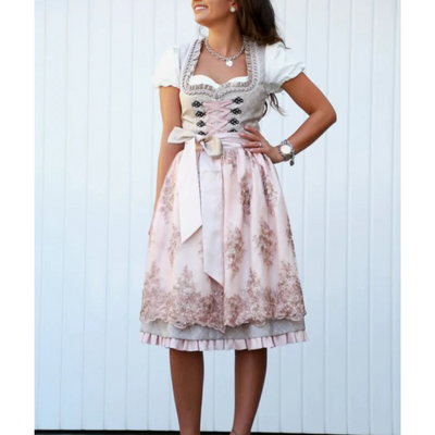 Kurzärmliges Damen Trachtenkleid | Mini
