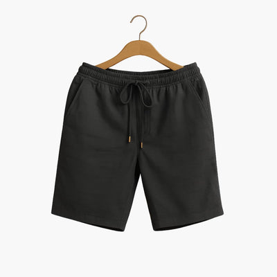 Herren Leinen Sommer Shorts mit Kordelzug und Taschen