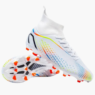 Herren-Fußball schuhe mit Schnürverschluss und Knöchelkragen