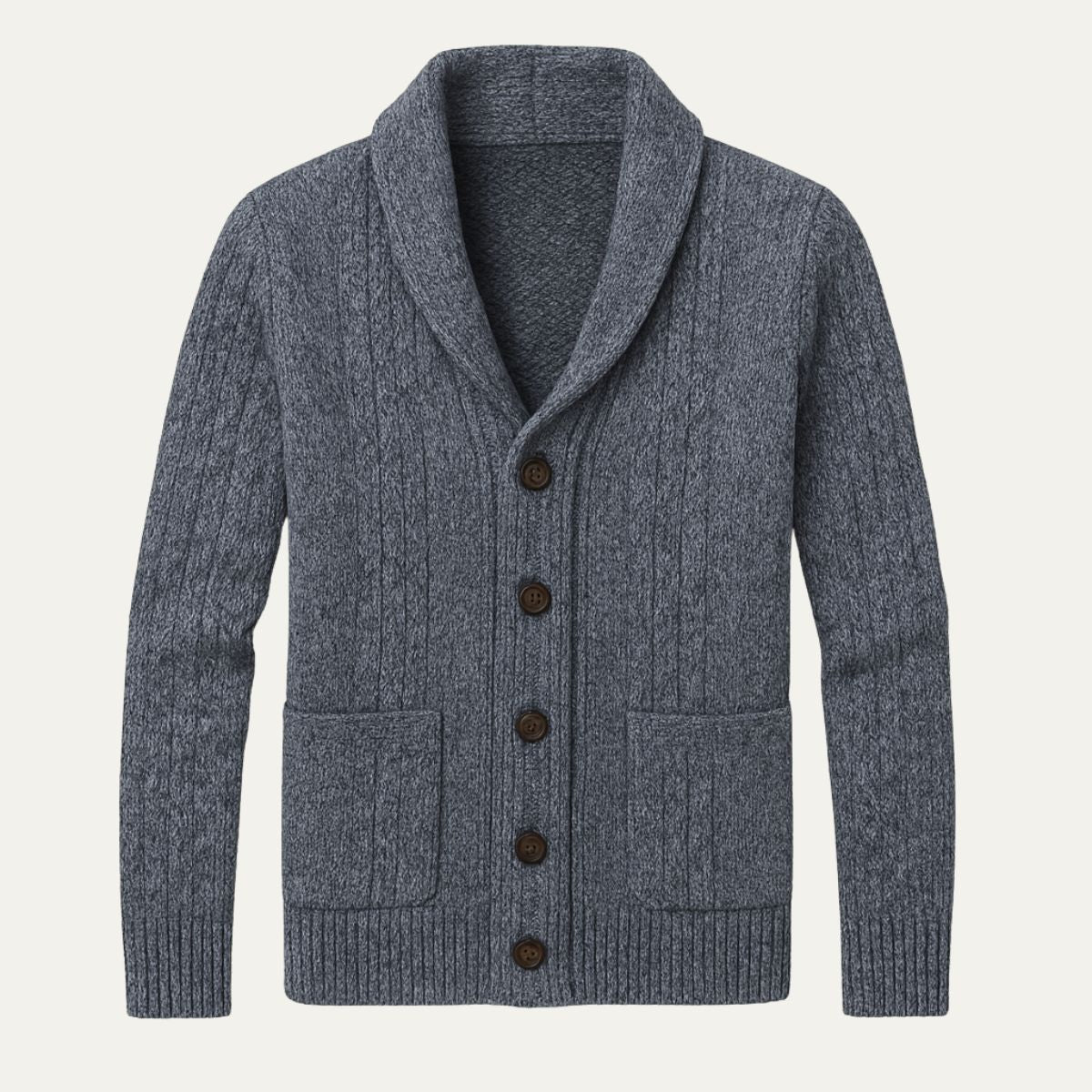 Herren Kaschmir Cardigan Mit Klassischem Design