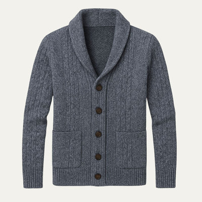 Herren Kaschmir Cardigan Mit Klassischem Design