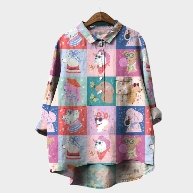 Sophia | Bluse mit Print