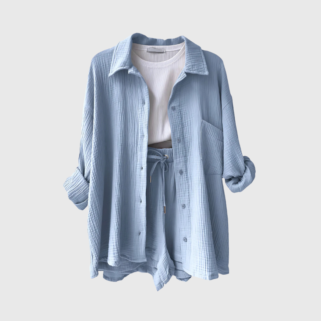 Dakota | Shorts-Set aus Baumwolle