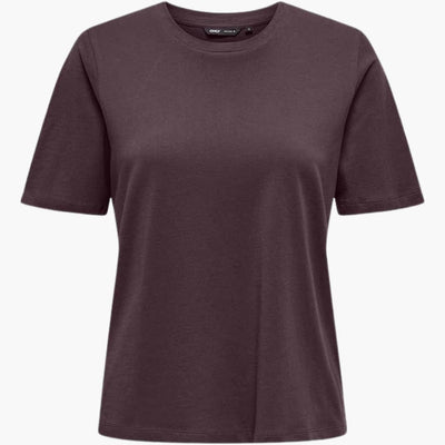 Damen T-Shirt mit Rundhals und kurzen Ärmeln aus Leichtstoff