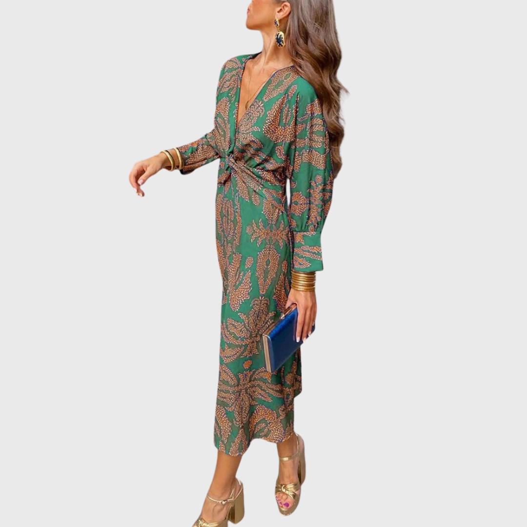Briony | Kleid mit edlem Print