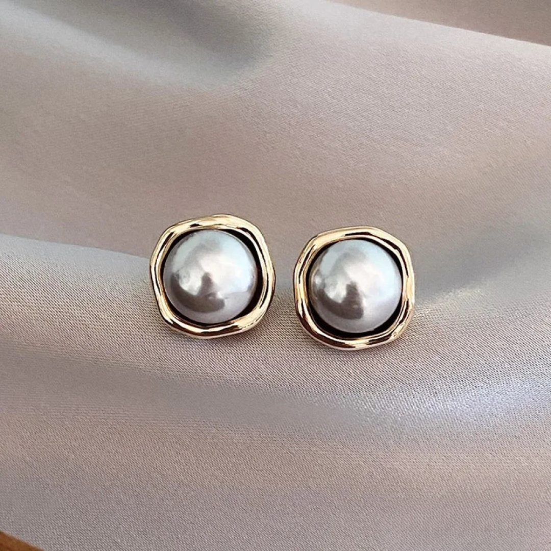 Arabella™ | Elegante Ohrringe mit schwarzen Perlen