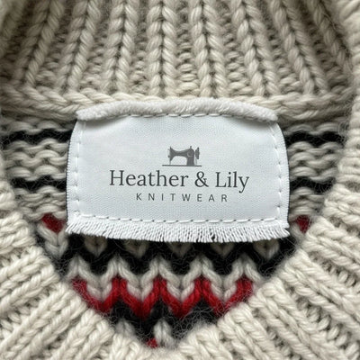Elena | Vintage Isländische Strickjacke