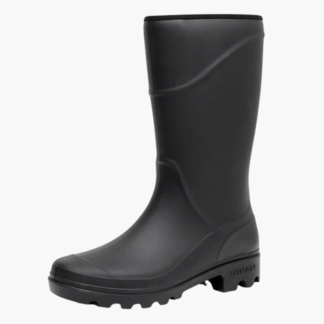 Herren Gummistiefel mit hohem Schaft und profilierter Sohle