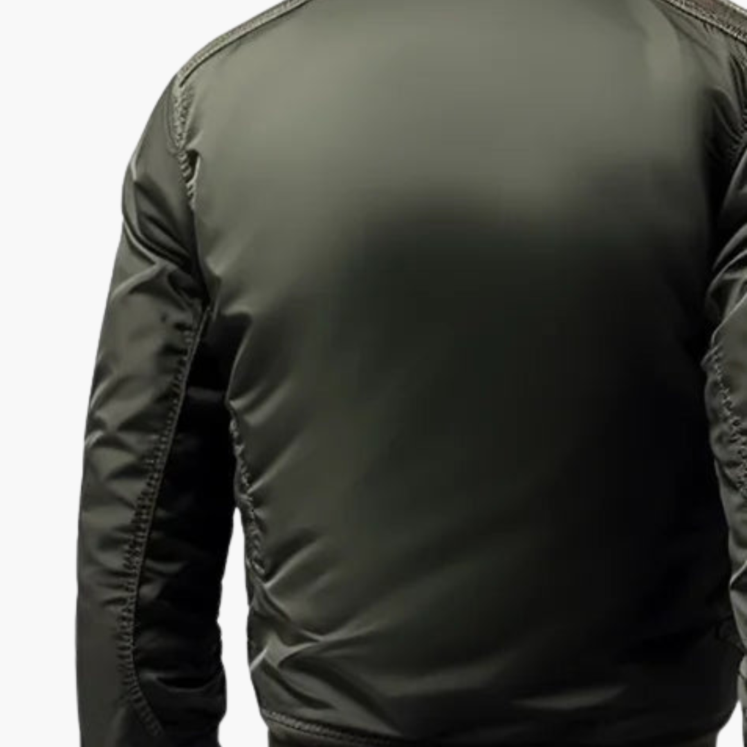 Herren Bomberjacke mit Kragen und Ärmeltasche