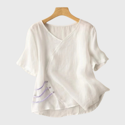 Sienna | Bluse aus Leinenstoff