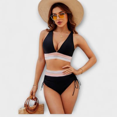 Frances – Hochgeschnittener Bikini mit Bauchformung