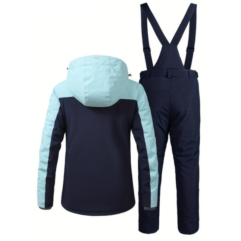 Damen Winter Skianzug | Zweiteilig mit Kapuze und Hose
