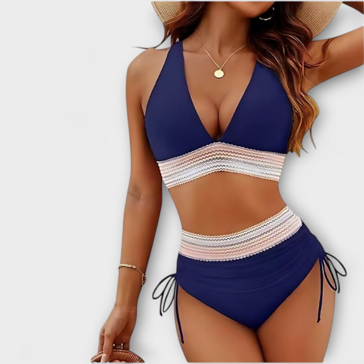 Frances – Hochgeschnittener Bikini mit Bauchformung