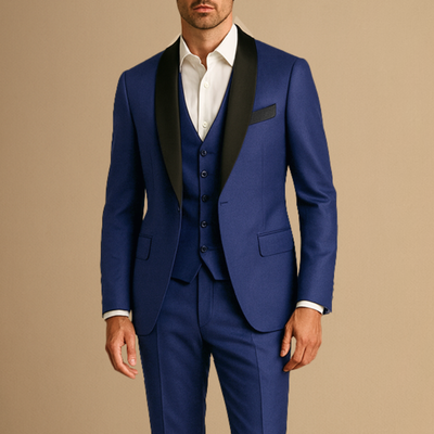 Eleganter Dreiteiliger Smokinganzug Für Herren