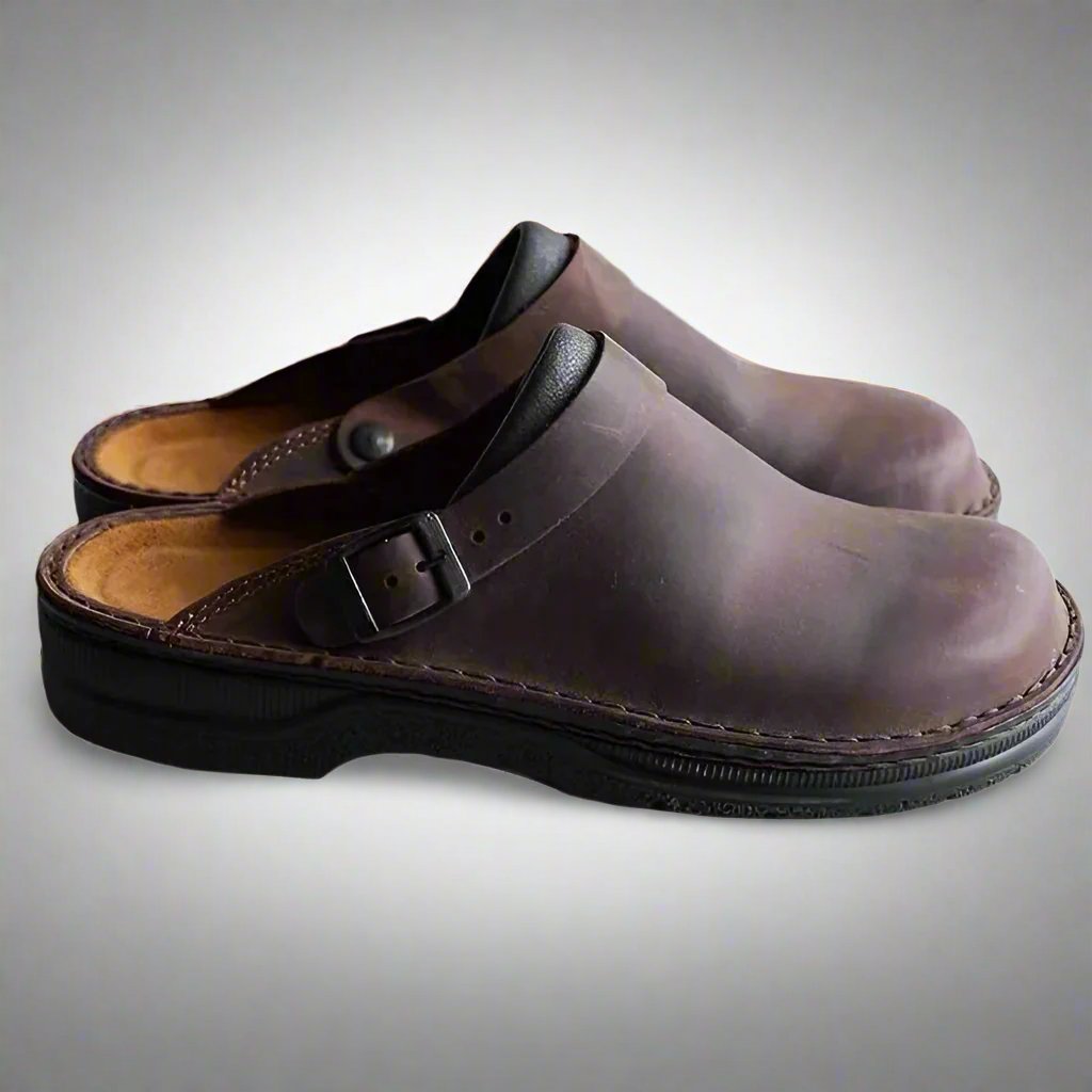 Herren Clogs Mit Verstellbarem Riemen Und Klassischem Design