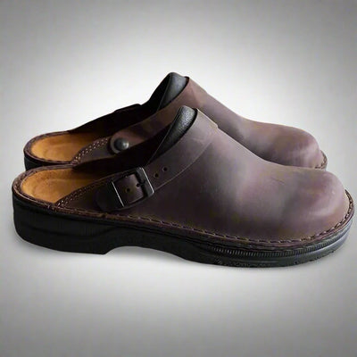 Herren Clogs Mit Verstellbarem Riemen Und Klassischem Design