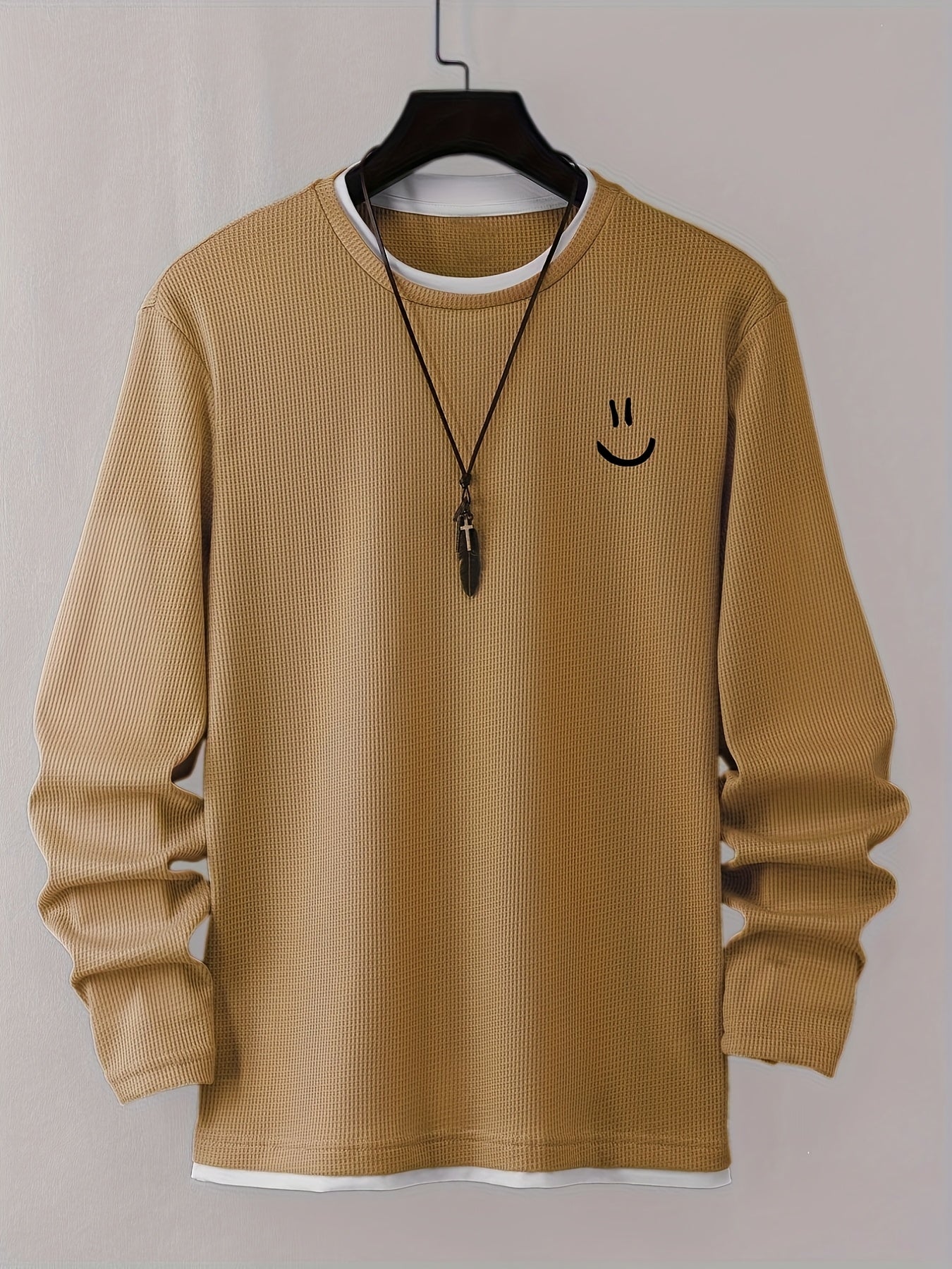 Desmond – Langärmliges Hemd Mit Gesichtsaufdruck