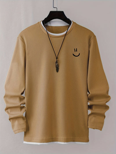 Desmond – Langärmliges Hemd Mit Gesichtsaufdruck