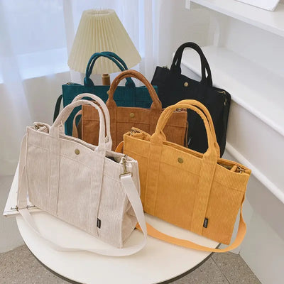 Marella – Oldtimer Inspirierte Cord Trage Tasche