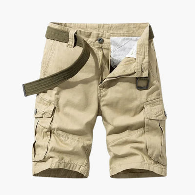 Herren Cargoshorts mit Taschen und Gürtel für den Sommer