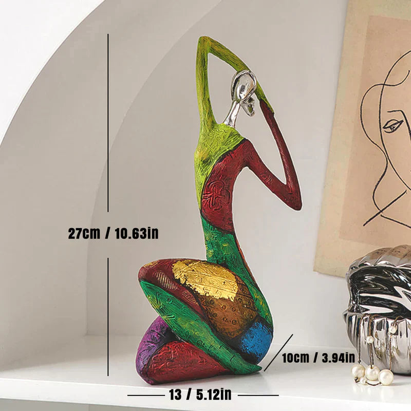 Bunte abstrakte Frauenkunst
