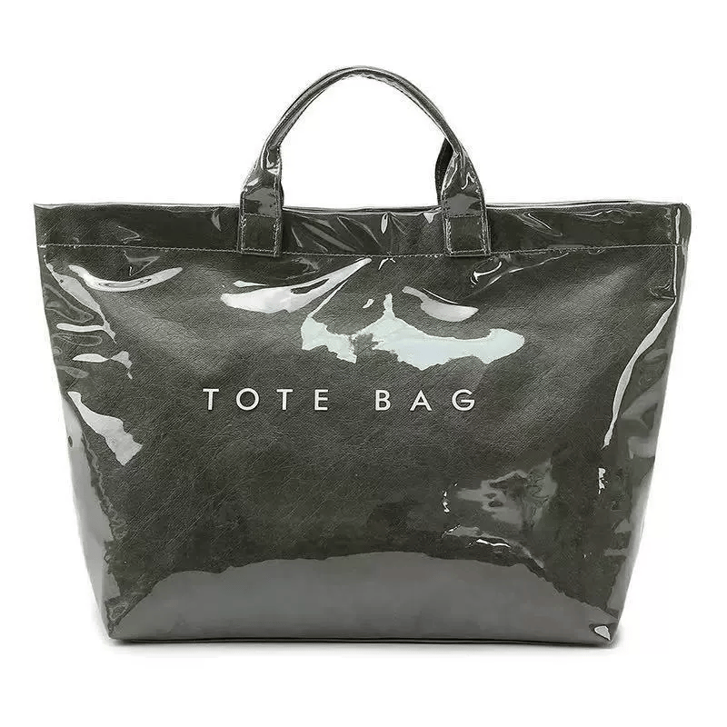Edelinde® | Tote Tasche mit Zeitungsdruck