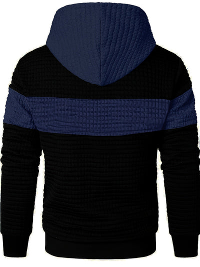 Fredric - Blockierung Stilvoller Kapuzenpullover Schweiß Hemd